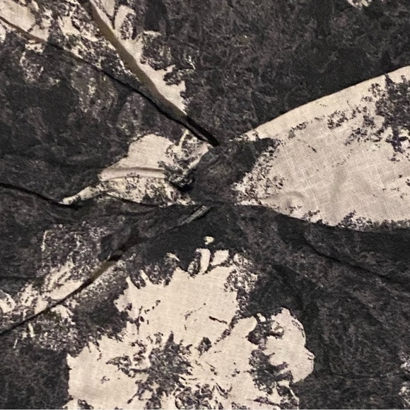 Free People Floral Linen Twist Front Short Sz Medium - Picture 3 of 7